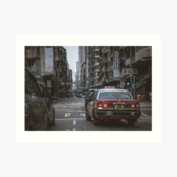 Hong Kong Street Art Print