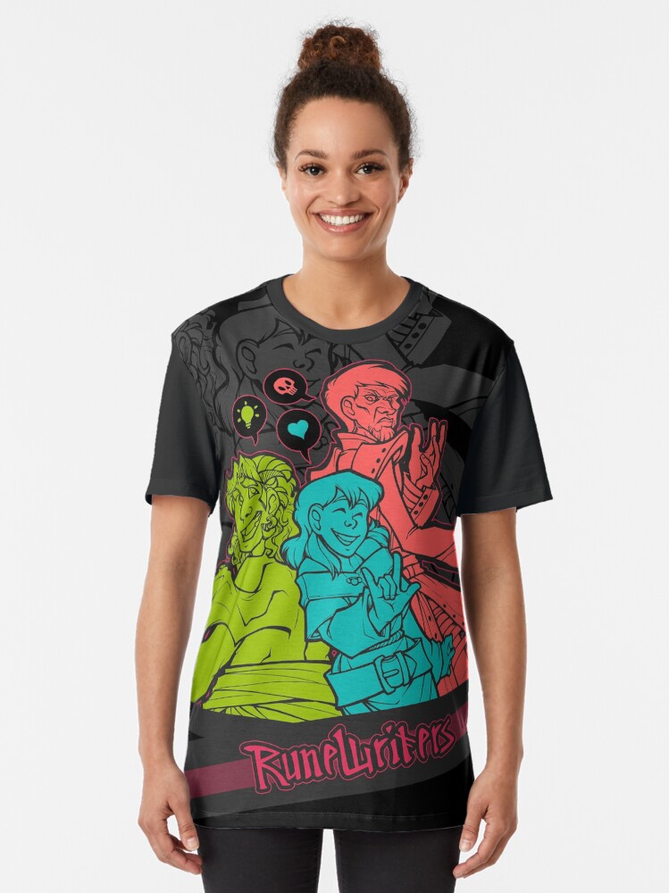 Alternate view of Runewriters: Power Trio Graphic T-Shirt