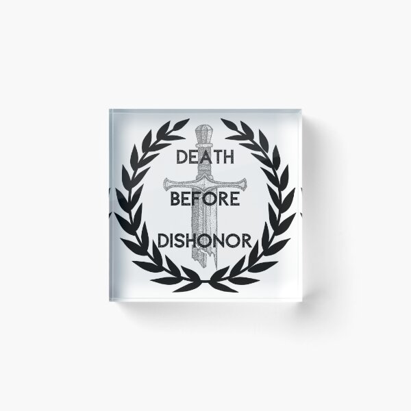 Item preview, Death Before Dishonor Laurel Crown  designed and sold by AgeOfHeroes.