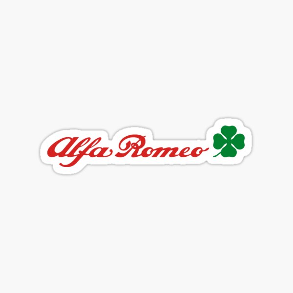 Alfa Romeo Quadrifoglio (red) Sticker