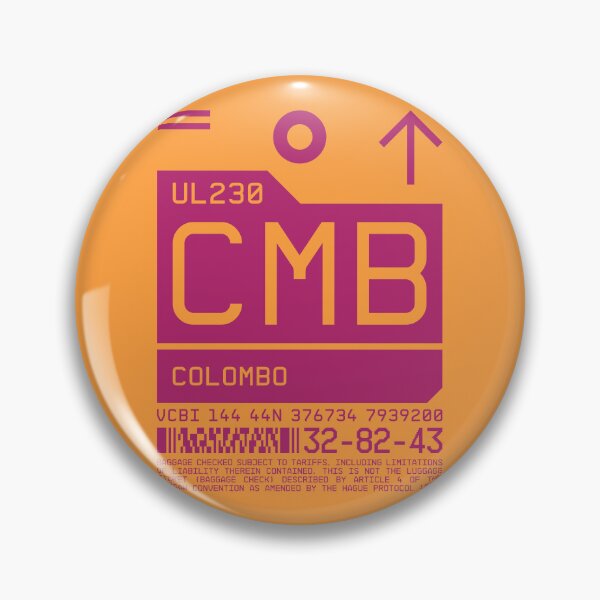 Item preview, Luggage Tag C - CMB Colombo Sri Lanka designed and sold by VoodooCircus.