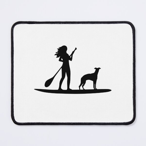 Item preview, Women's SUP Standup Paddleboarding Whippet Summer  designed and sold by Guarddogdrive.