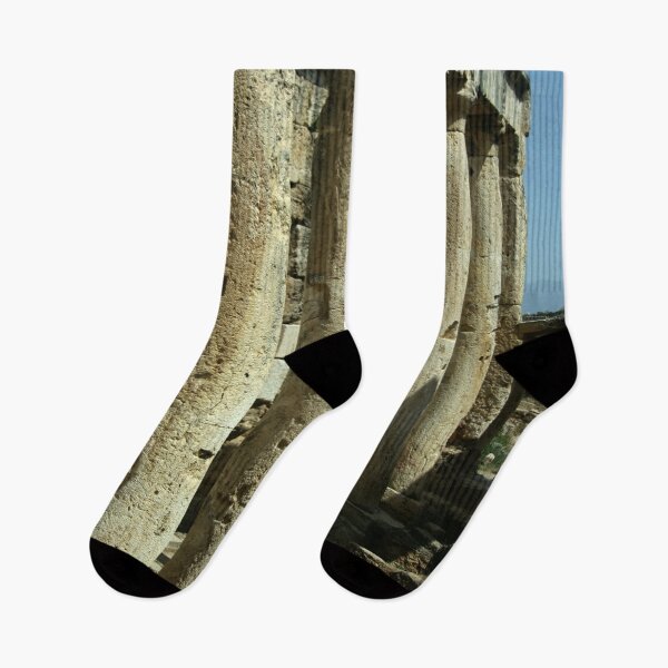 Item preview, Collonades Of The Roman Latrines Hierapolis Turkiye designed and sold by taiche.