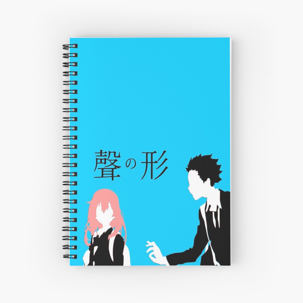 A Silent Voice Shoko And Shoya Hardcover Journal By Otakupapercraft Redbubble