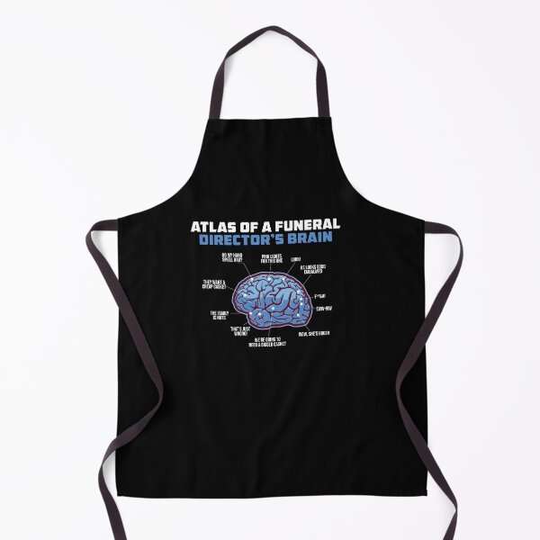 Item preview, Atlas Of A Funeral Director's Brain Funny Mortician designed and sold by StrongShirts.