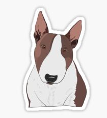 Bull Terrier Illustration Sticker