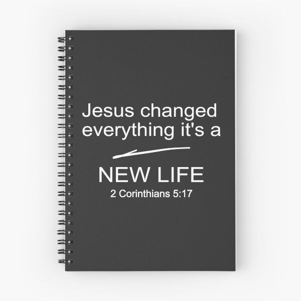 Item preview, Christian Design - It's a New Life - 2 Corinthians 5 verse 17 designed and sold by simplydesignart.