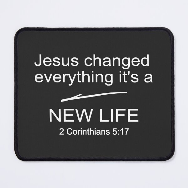 Item preview, Christian Design - It's a New Life - 2 Corinthians 5 verse 17 designed and sold by simplydesignart.