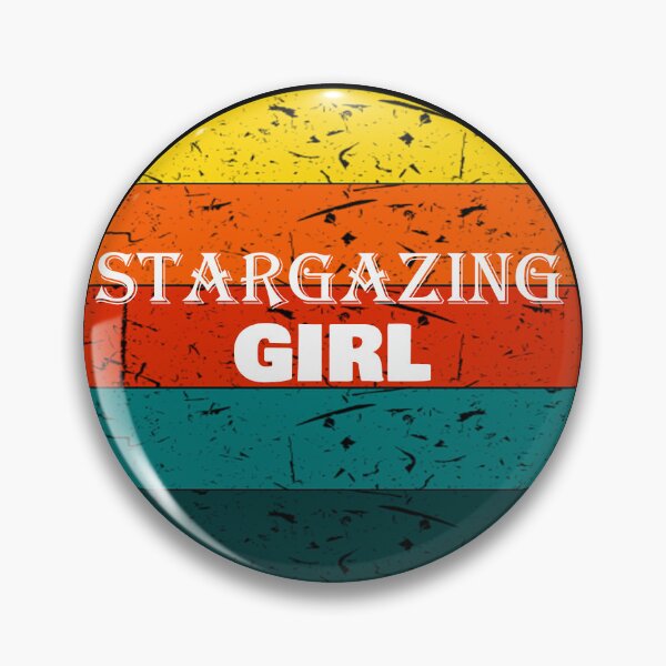 Item preview, Stargazing Girl Astronomer Vintage Retro Gifts designed and sold by rachidhaz.