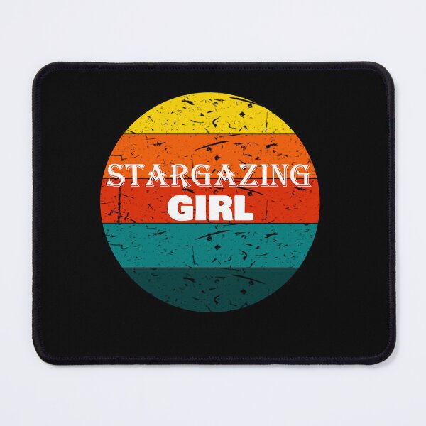 Item preview, Stargazing Girl Astronomer Vintage Retro Gifts designed and sold by rachidhaz.
