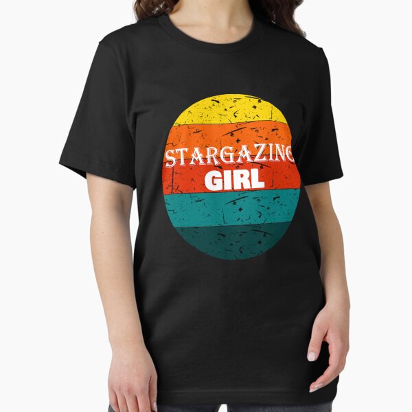 Item preview, Stargazing Girl Astronomer Vintage Retro Gifts designed and sold by rachidhaz.