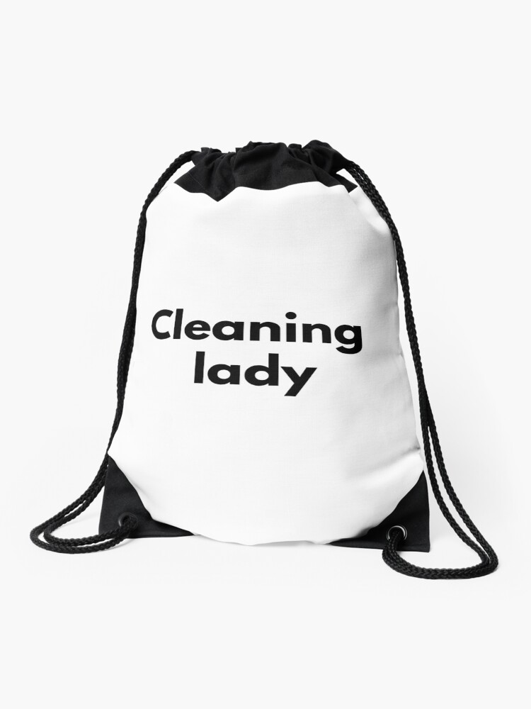 Thumbnail 1 of 3, Drawstring Bag, Cleaning lady designed and sold by Djordje-Gavric.