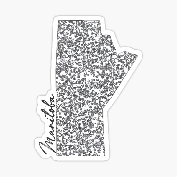 Item preview, Manitoba Floral Province designed and sold by fourstrokes.