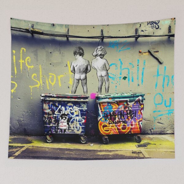 Item preview, Life Is Short Chill The Duck Out - Banksy designed and sold by Teecha.