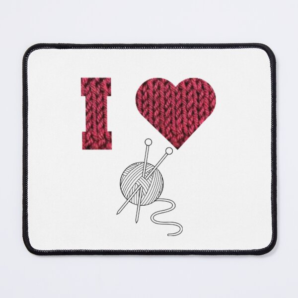 Item preview, I love yarn designed and sold by PufnicaDesign.