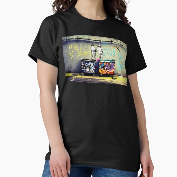 Item preview, Life Is Short Chill The Duck Out - Banksy designed and sold by Teecha.