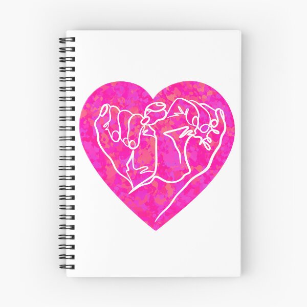 Item preview, Hands heart line drawing in pink designed and sold by SibMa.