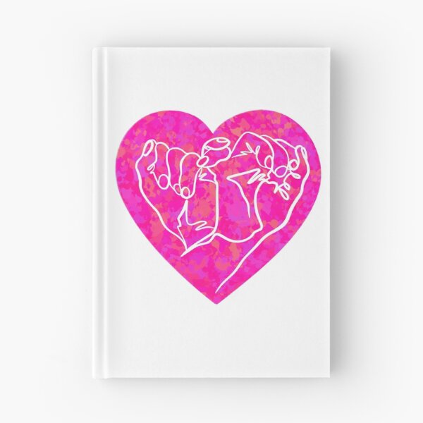 Item preview, Hands heart line drawing in pink designed and sold by SibMa.