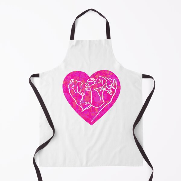 Item preview, Hands heart line drawing in pink designed and sold by SibMa.