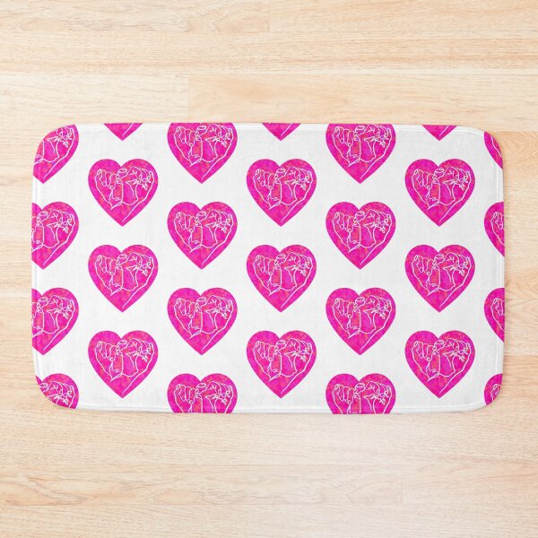 Item preview, Hands heart line drawing in pink designed and sold by SibMa.