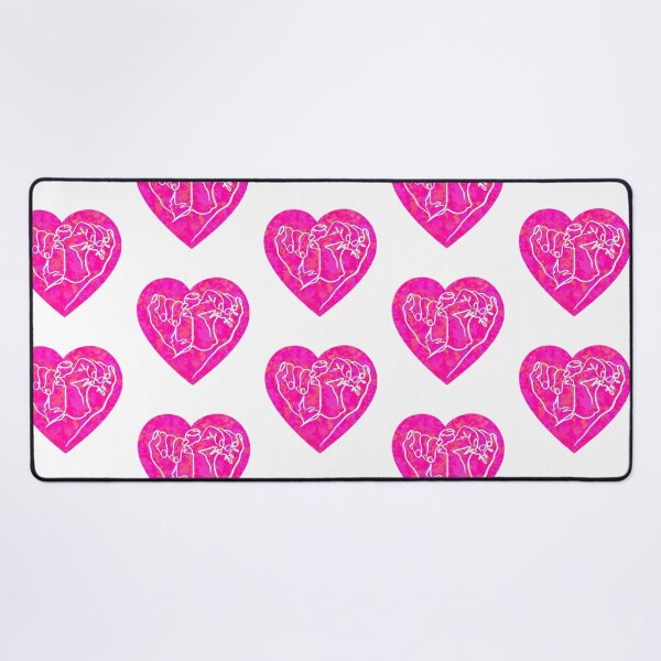 Item preview, Hands heart line drawing in pink designed and sold by SibMa.