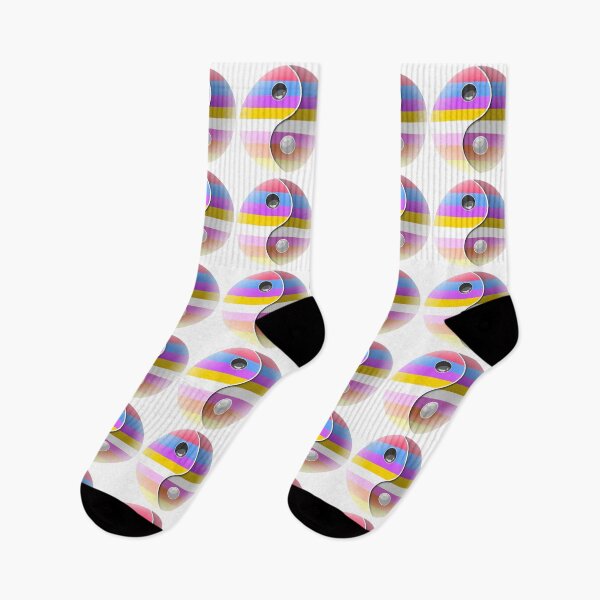 Item preview, Pangender Pride Yin Yang Symbol designed and sold by CJ Vanderbeek.