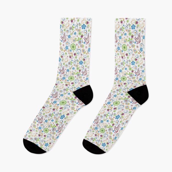 Item preview, flowers and butterfly seamless print  designed and sold by SohaibHania.