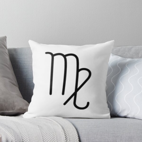 Item preview, The black Virgo symbol designed and sold by Wavytarot.