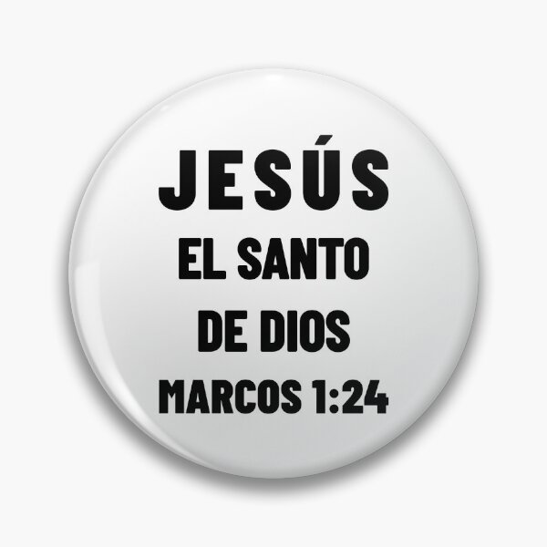Item preview, Mark 1:24 Jesus Holy One of God Spanish Bible Verse designed and sold by NombresDeJesus.