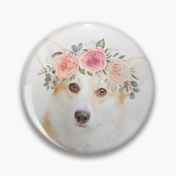 Item preview, Funny dog with flowers classic t-shirt designed and sold by NellyShaul.