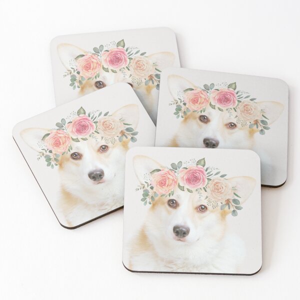 Item preview, Funny dog with flowers classic t-shirt designed and sold by NellyShaul.