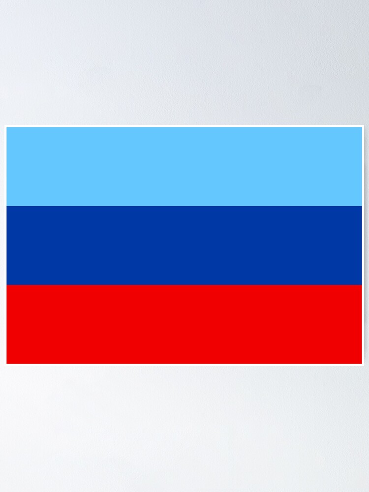 "Luhansk - Luhansk Flag" Poster for Sale by FlagsWorld | Redbubble