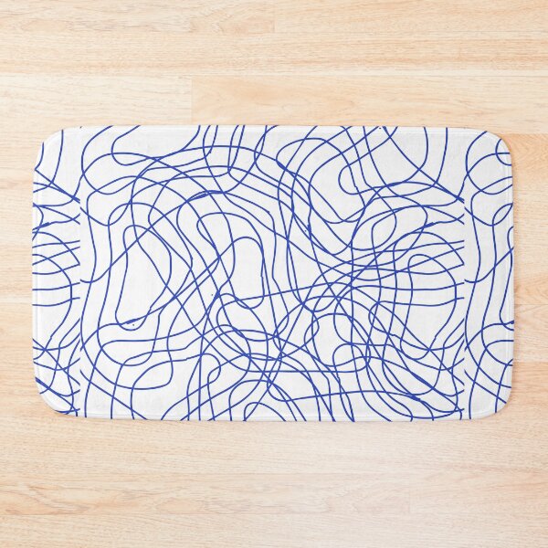 Item preview, Blue Irregular abstract grid pattern. designed and sold by Giree07.