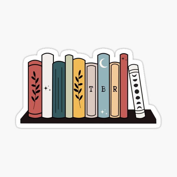 Artikel-Vorschau von TBR-Bücherregaldesign, designt und verkauft von CreativeStrand.