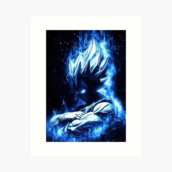 Vegeta Blue Soul Art Print