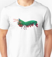 Geometric Abstract Peacock Mantis Shrimp Unisex T-Shirt