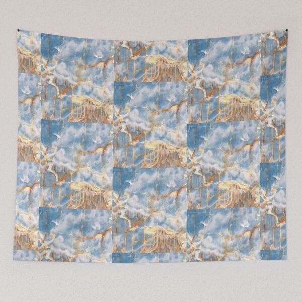 Item preview, Blue marble stone texture 22... abstract marble designed and sold by aprajoos.