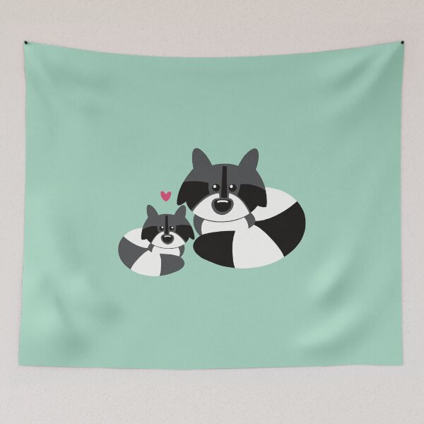 Item preview, Cute Raccoons designed and sold by HayleyHalo.