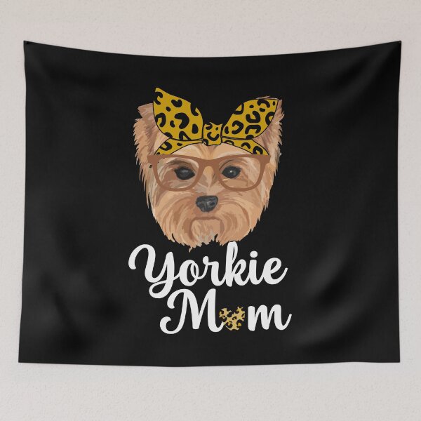 Artikelvorschau, Yorkie Mama Hundeliebhaber Fell Mama Muttertag entworfen und verkauft von haselshirt.