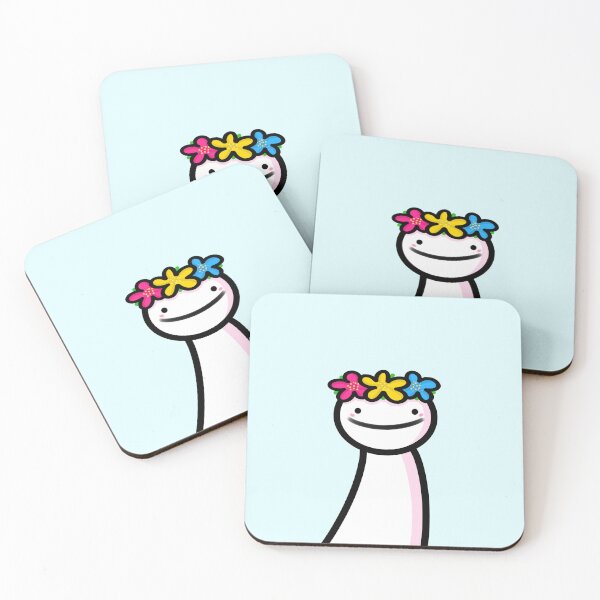 Item preview, Dream blob with a pansexual flower crown  designed and sold by Vixydraws.