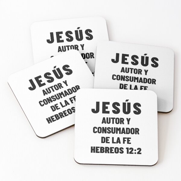 Item preview, Hebrews 12:2 Jesus Author Finisher Spanish Bible Verse designed and sold by NombresDeJesus.
