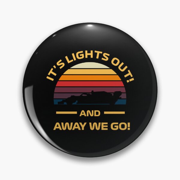 Item preview, Formula one Retro Sunset Design - It_s lights out and away we go    designed and sold by FlashyGrain.