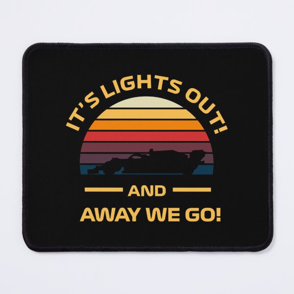Item preview, Formula one Retro Sunset Design - It_s lights out and away we go designed and sold by FlashyGrain.