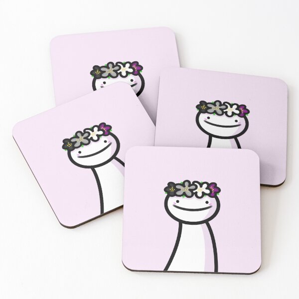 Item preview, Dream blob with an asexual flower crown  designed and sold by Vixydraws.