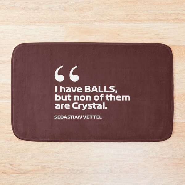 Item preview, Fun Sebastian Vettel F1 Quote   designed and sold by FlashyGrain.