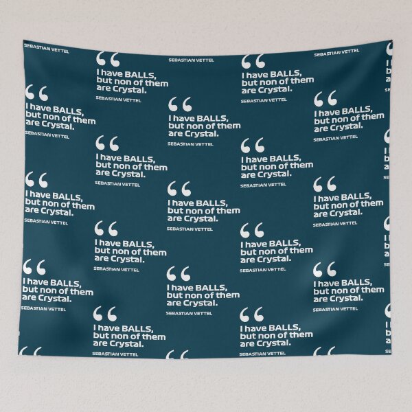 Item preview, Fun Sebastian Vettel F1 Quote   designed and sold by FlashyGrain.