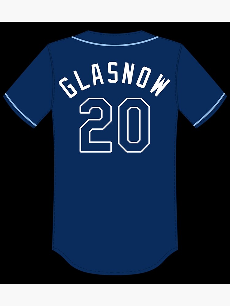 Tyler Glasnow Jersey Sticker Poster for Sale by contawana1s