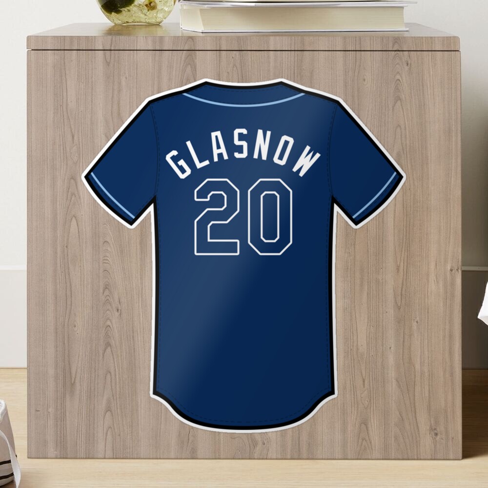 Tyler Glasnow Jersey Sticker Sticker for Sale by contawana1s