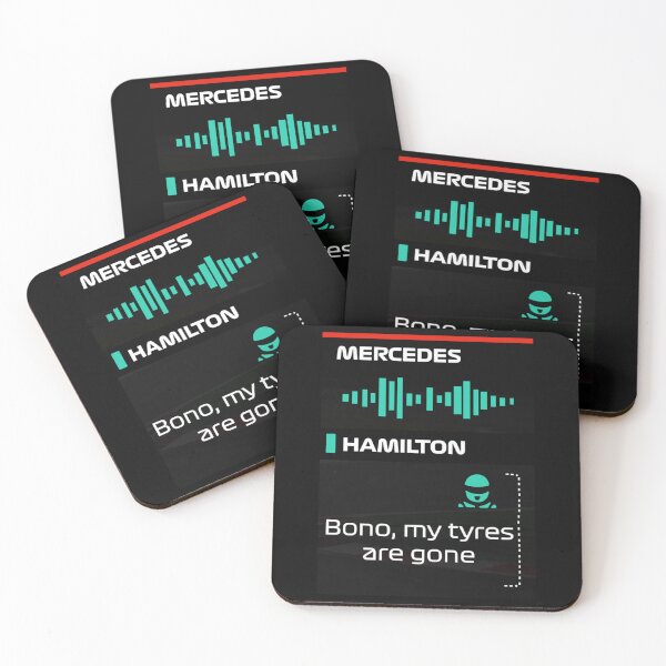 Item preview, Lewis Hamilton iconic quote - Bono my tyres are gone       designed and sold by FlashyGrain.