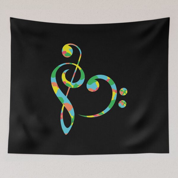 Item preview, Treble Heart Clef Música Ropa Regalo para él Su San Valentín designed and sold by haselshirt.